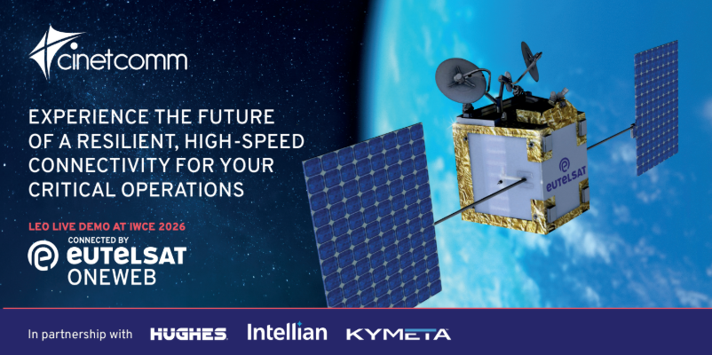 Read more about the article Cinetcomm Enhances Connectivity Solutions with Addition of Eutelsat OneWeb LEO Service